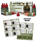Andrea Miniatures WW2 WSS Spring Camo Camouflage Paint Set 6 Bottles