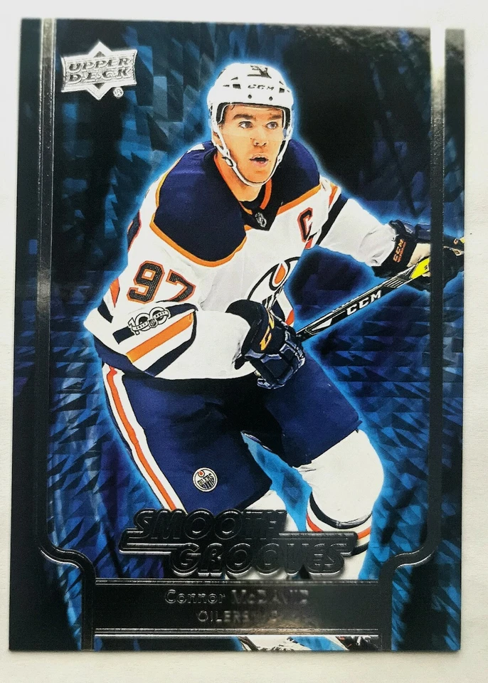 Connor McDavid - 2018-19 UD Compendium Smooth Grooves #SG-SP - Image 1 of 1