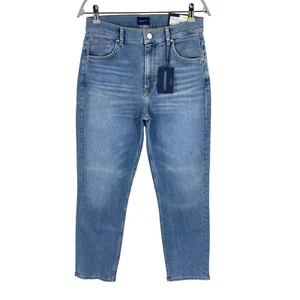 GANT Blue Cropped Slim Fit Jeans Size W30 - Picture 1 of 13
