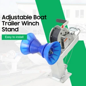 Bootstrailer Seilwinde Stand Up/Down verstellbar Bootstrailer Seilwinde Pfosten Abschleppwinde - Bild 1 von 12