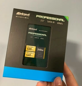 Inland Professional 240GB SSD 3D NAND SATA III 6Gb/s 2.5" NEW SEALED - Picture 1 of 2