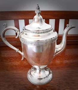 Rare Antique Redfield & Rice Ornate Teapot - #1990 - 5 - Greek Key Pattern - Picture 1 of 8