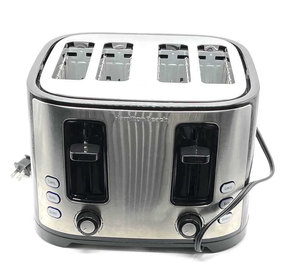 Hamilton Beach - Extra Wide Slot 4 Slice Toaster with Defrost and Bagel (24633) - Image 1 of 1