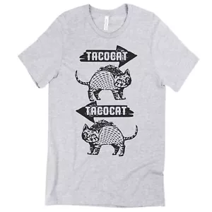 Womens Tacocat Shirt, Size S, Funny Cat Shirt, Taco Cat Tshirt, LAST ONE ON SALE - Picture 1 of 2