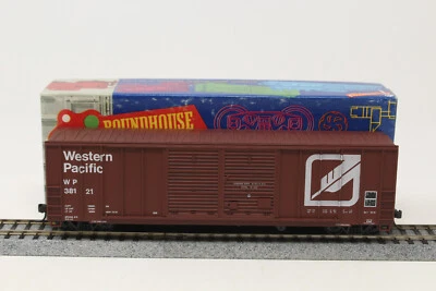 HO Roundhouse 1981 50' Double Door Box Car Western Pacific Feather WP 38121 RTR - Image 1 of 4