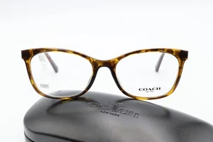 Monturas de gafas COACH HC 6127U 5120 Dark Tortoise 53-17-140 con estuche Coach C283 - Imagen 1 de 12