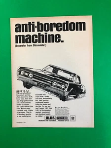 OLDSMOBILE 442 4-4-2  ORIGINAL VINTAGE PRINT AD ADVERTISEMENT PRINTED - Imagen 1 de 1