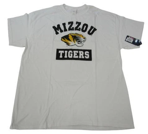New Missouri Tigers Mizzou Mens Size XL XLarge White Shirt $18 Cover