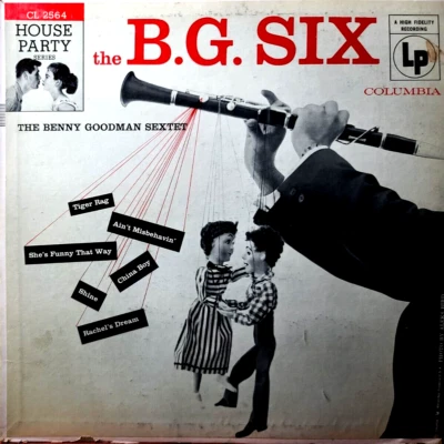Benny Goodman Sextet- The B.G. Six 1956 CL-2564 Vinyl 10'' (VINYL NM / VG+) - Image 1 of 3