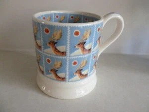 Emma Bridgewater Half Pint Mug Christmas Stamps Reindeer New Unused Rare - Picture 1 of 6