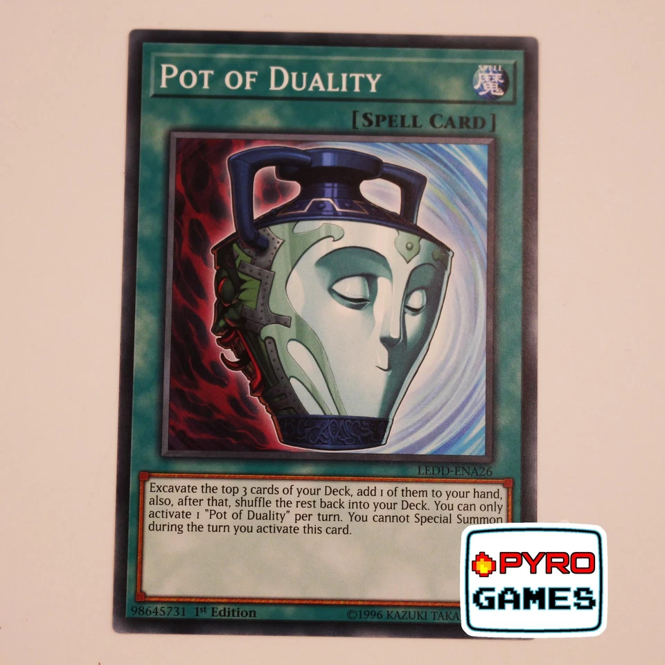 Pot Of Duality - Yu-Gi-Oh! - LEDD-ENA26 - Common - 1st Edition (Very Good Con... - Image 1 of 1