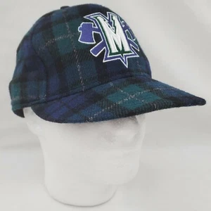 New Era Minneapolis Lumberjacks 2000s Plaid Wool-Blend Fitted Size 7 1/2 Hat Cap - Picture 1 of 11