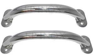 2X Main Courante Tube Ovale inox A4 Longueur 252mm Bateau Garde Corps jardin - Imagen 1 de 2