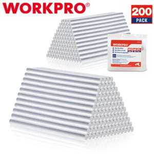 WORKPRO 0.27x4 inches Mini Hot Glue Sticks Fit for Most Glue Guns Craft 200-pack - Picture 1 of 12