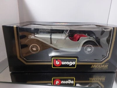 Bburago Jaguar SS 100 1937 1:18 In Box Burago - Photo 1/4