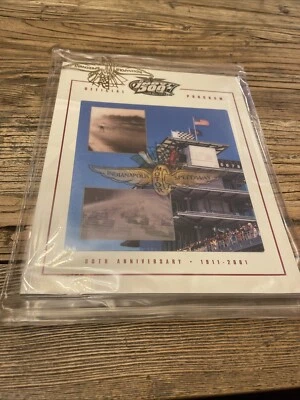 2001 Indianapolis 500 Official Program w/Starting Field Insert, 90th Anniversary - Image 1 of 4
