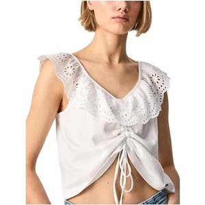 Camicia corta in cotone Pepe Jeans Buffi da donna XL - Foto 1 di 3