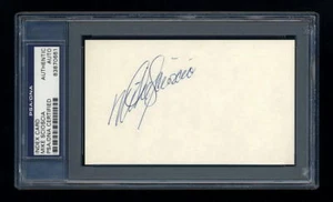 MIKE SCIOSCIA SIGNED INDEX CARD MINT PSA/DNA SLABBED DODGERS ANGELS AUTOGRAPHED - Picture 1 of 1