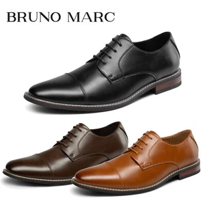 Bruno Marc Men's Prince Classic Modern Formal Oxford Lace Up Dress Shoes Elegant - Picture 1 of 17