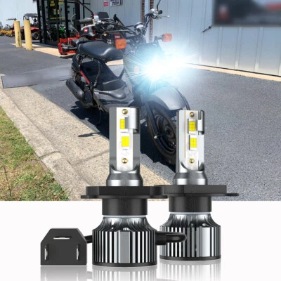 High Power HID LED Headlight H4 Lights Bulbs for Honda NPS50 Ruckus 50 2003-2019 - Image 1 of 4