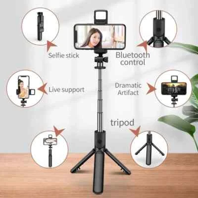 65 inches Selfie Stick Tripod with Remote Portable for iPhone and Android Phones - Image 1 of 4
