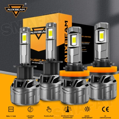 Farol de LED combo feixe alto baixo 6500K para Ford C-Max 2013-2017 AUXBEAM Canbus - Imagem 1 de 4