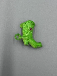 Vintage Green Western Cowboy Boot Shaped Lapel Pin - Picture 1 of 3