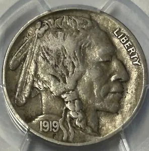 1919 S Buffalo Nickel PCGS VF35 Tough Date Buffalo - Picture 1 of 8