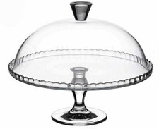 Alzata Torta-Dolci in Vetro con Cupola Trasparente Pasabahce Ø 32 x h 26 cm