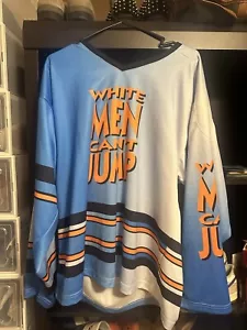 Men’s Chalk Line White Men Can’t Jump Jersey Size L Longsleeve - Picture 1 of 5
