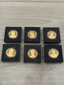 Set of 6 1998 Manny Ramirez+ Enviromint Bronze Coins w/COA Cleveland Indians - Picture 1 of 10