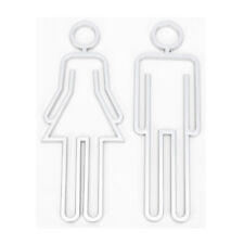 Restroom Signs - Easy Mounting, Unisex for Business/Home - Door/Wall-