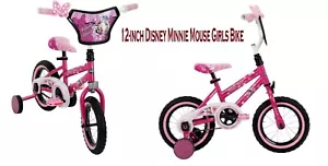 Huffy Disney Minnie Mouse 12"" Bicicletta Ragazze Rosa Bambini Bicicletta Ruote Allenamento Nuove - Foto 1 di 4