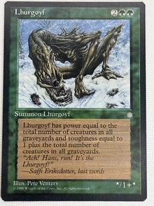 Lhurgoyf - Ice Age - MTG Magic the Gathering 1995 - NM - Picture 1 of 2