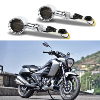 Luzes de seta de LED para motocicleta Suzuki Intruder Volusia VS VL 750 800 1400 - Imagem 1 de 4
