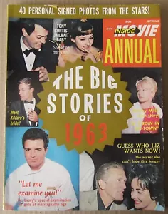 INSIDE MOVIE ANNUAL The Big Stories of 1963 MAGAZINE Elvis Celebrity Stars - Picture 1 of 5