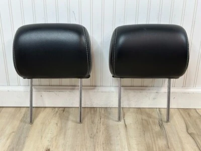 Ford Fusion 2006-2009, Mercury Milan OEM JUEGO DE REPOSACABEZAS DELANTERO *CUERO NEGRO* Foto 1 de 4