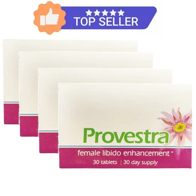 Paquete de 4 Provestra Mejora de la Libido Femenina - Suministro para 120 Días, Apoyo Hormonal Foto 1 de 4