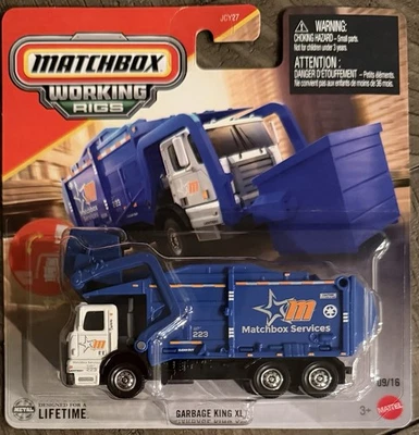 Matchbox Working Rigs Garbage King XL #09/16 New 2025 - Image 1 of 2