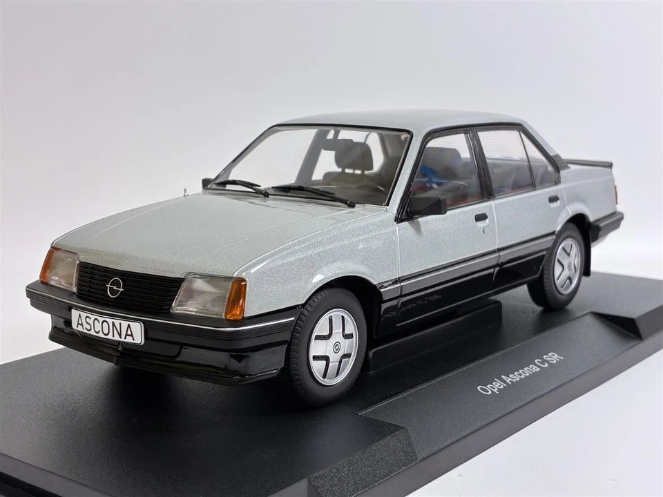 Opel Ascona C SR argent 1981 1/18 MCG