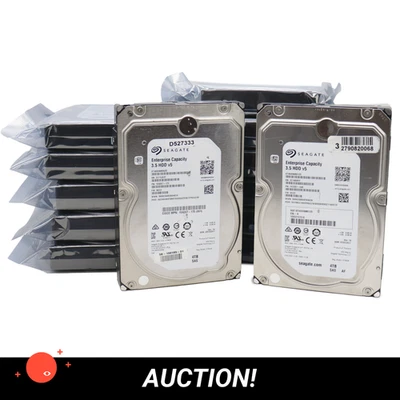 (24TB) 6x Seagate 4TB SAS 7.2k 6Gb/s ST4000NM0125 HDD HOTSWAP - Bild 1 von 3