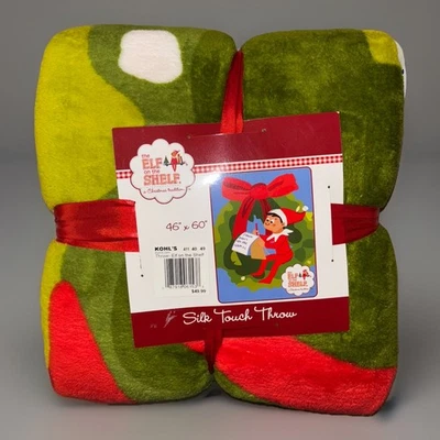 the Elf on the Shelf Silk Touch Throw Blanket 46" x 60" - Image 1 of 2