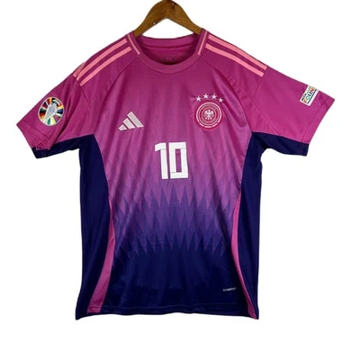 Camiseta de fútbol Adidas Alemania Musiala 10 AEROREADY rosa púrpura XL para hombre Foto 1 de 4