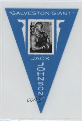 2012 Panini Golden Age Ferguson Bakery Pennants Blue Jack Johnson #1 - Image 1 of 2