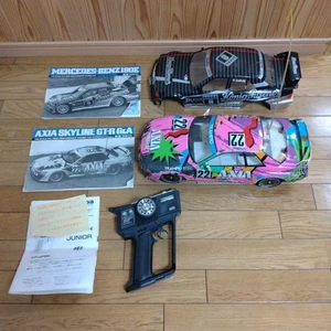 Tamiya Axia Skyline Mercedes-benz Rc Car Full Set Radio Control Model Hobby Toy - Picture 1 of 12