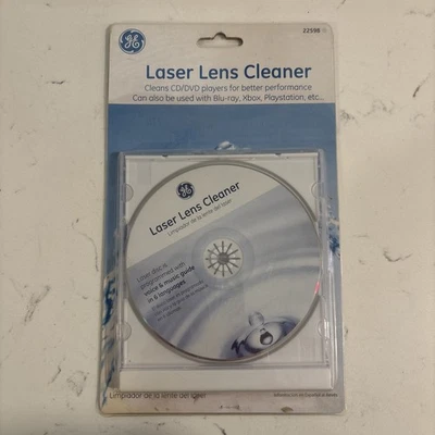 GE Laser Lens Cleaner For CD Dvd Blu-ray Xbox Playstation New In Box Never Used - Image 1 of 4