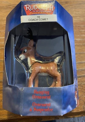 Enesco Rodolfo el reno nariz roja la isla de los inadaptados entrenador cometa adorno  Foto 1 de 2