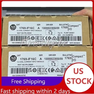New Sealed AB 1769-IF16C Compact I/O 16Pt A/I Current Input Module US Free Tax - Picture 1 of 1