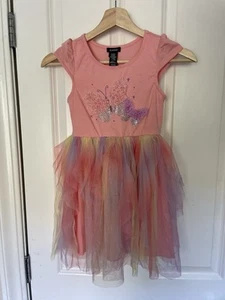 Zunie girls tulle bottom butterfly dress,size 7 - Picture 1 of 6