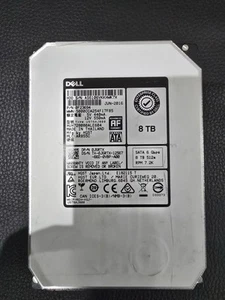 Dell 8TB 3.5" 6Gbps 7.2K SATA Hard Drive HUH728080ALE604 Low Used-Good Health - Afbeelding 1 van 1